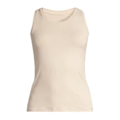 Essential Racerback Tank Ecru