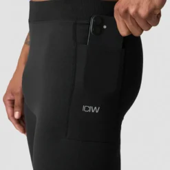 Essential Thermal Seamless Leggings, Black