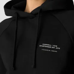 Everyday Hoodie Print, Black