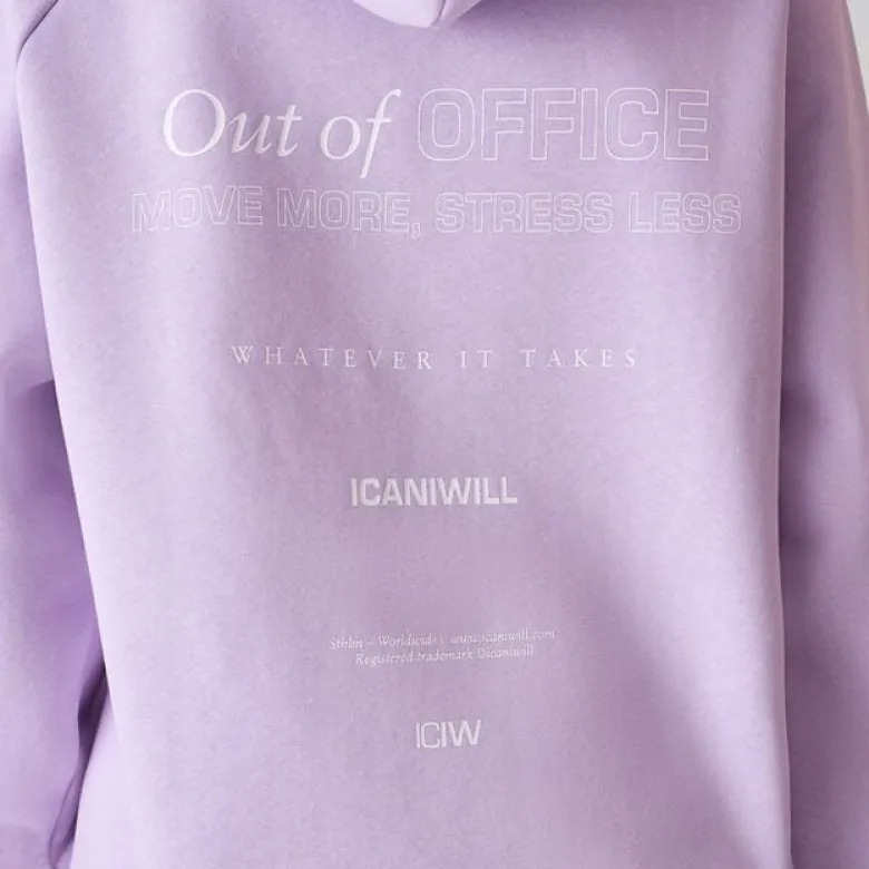 Everyday Hoodie Print, Pastel Lilac