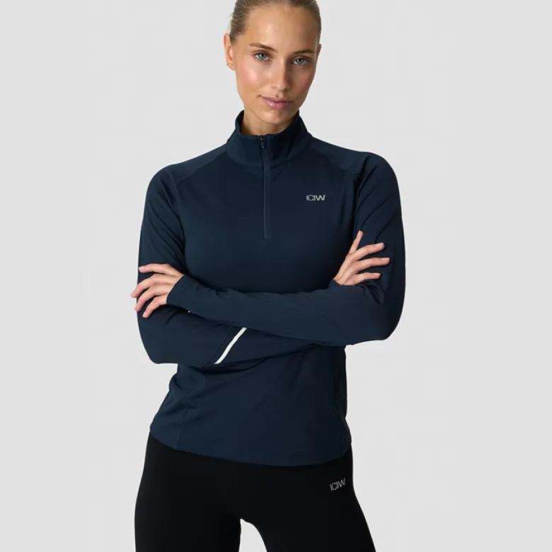 Everyday Long Sleeve Stripe 1/4 Zip