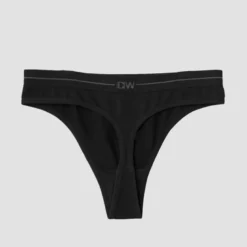 Everyday Seamless Thong 2-pack, Black/White