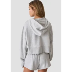 Everyday Terry Cropped Hoodie