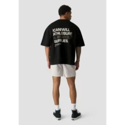 Everyday Terry Oversized T-shirt, Black