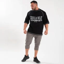 Finley Oversized T-Shirt, Black/Grey