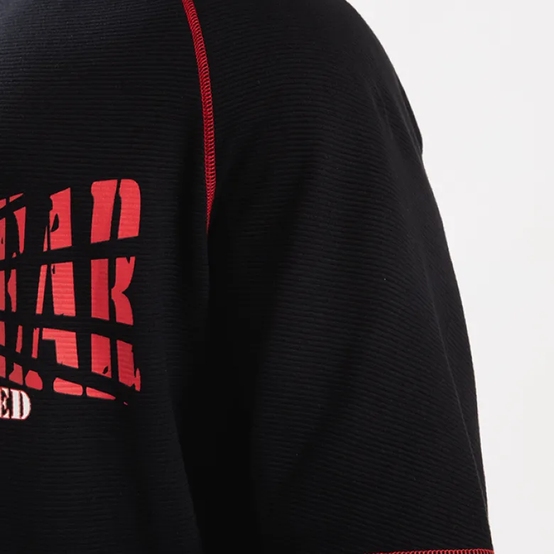 Finley Oversized T-Shirt, Black/Red