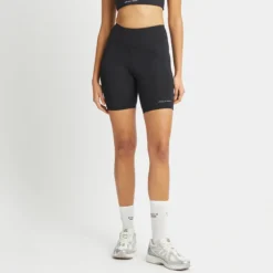Flattering High Waist Bike Tights, Black