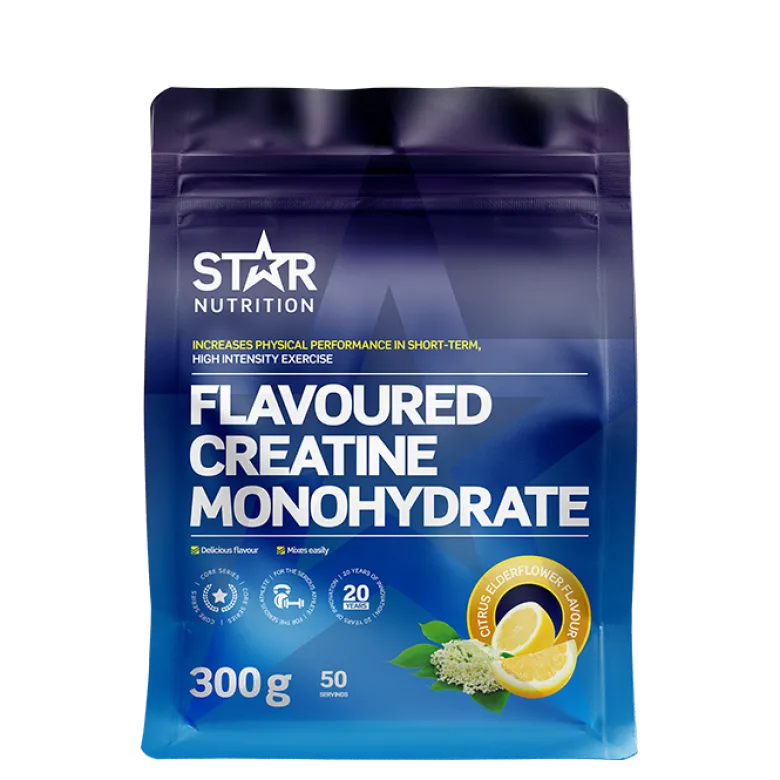 Flavoured Creatine Monohydrate 300 g Citrus Elderflower