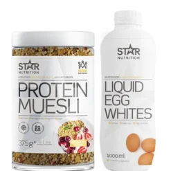 Flytande äggvita & Protein Muesli