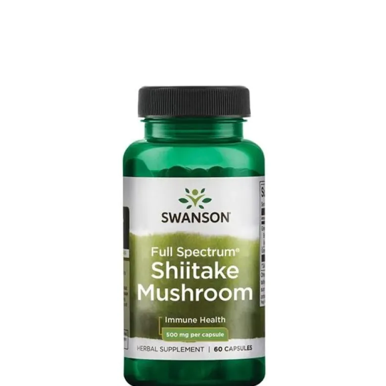 Full Spectrum Shiitake Mushroom 500 mg 60 kapslar