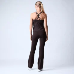 Fuse Singlet 2 in 1 Top, Coffee