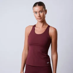 Fuse Singlet 2 in 1 Top, Dark Red