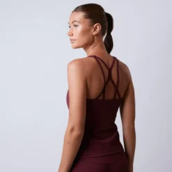 Fuse Singlet 2 in 1 Top, Dark Red
