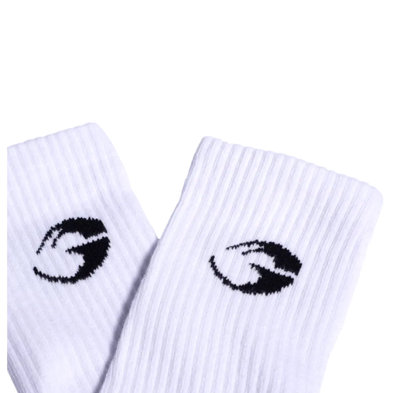 Gasp Crew Socks 1-pack, White