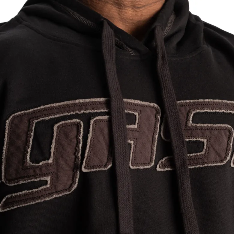 Gasp Hood Sweater, Black/Grey