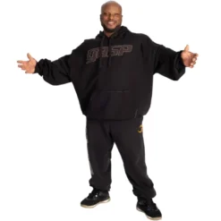 Gasp Hood Sweater, Black/Grey
