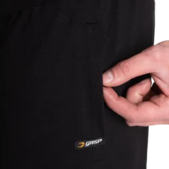 Gasp Sweatpants, Black/White