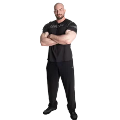 Gasp Sweatpants, Black/White