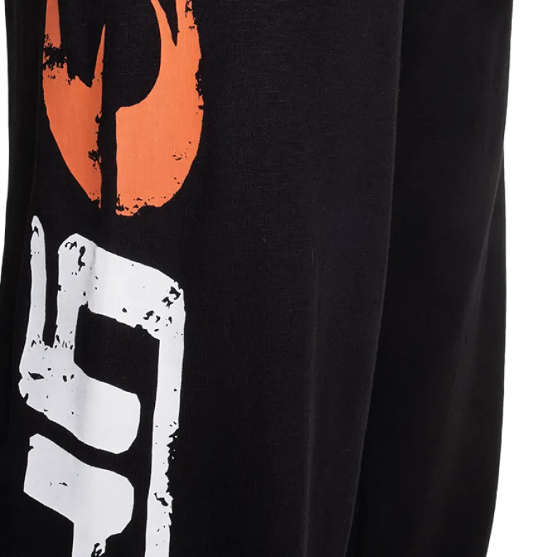 Gasp Sweatpants, Black/White