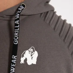 Georgia Zipped Hoodie, Grey