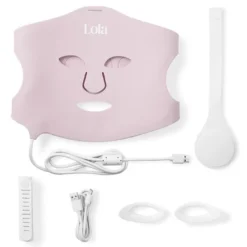 Glow Led Ansiktsmask Rosa