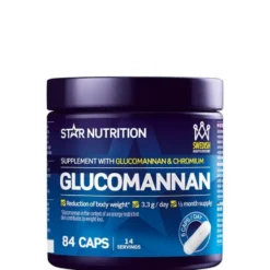 Glucomannan Fettförbrännare 84 Kapslar