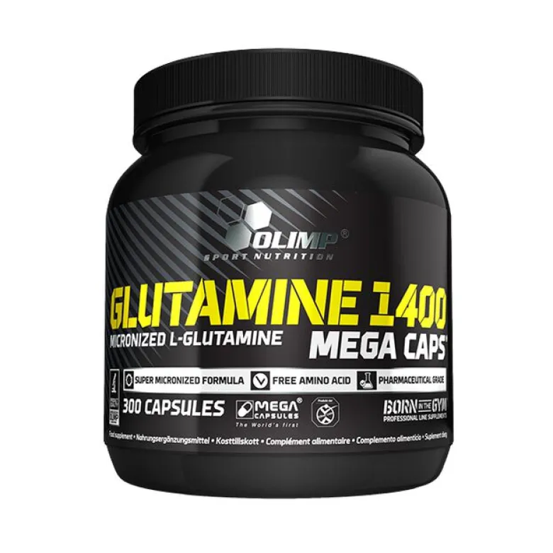 Glutamine Mega Caps 1400, 300 caps