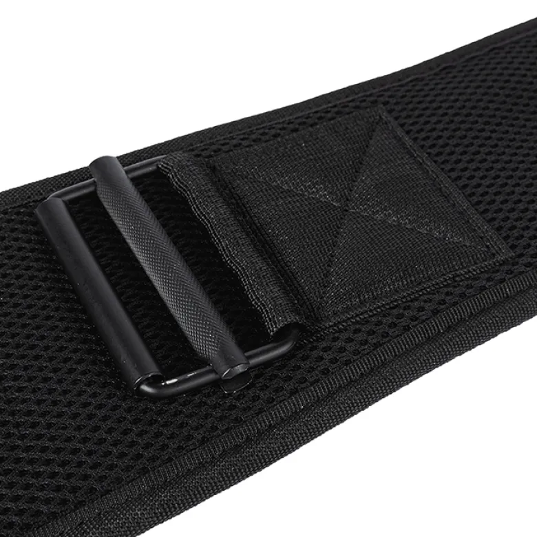 Gorilla Wear 6 Inch Padded Mesh Lifting Belt, black, S