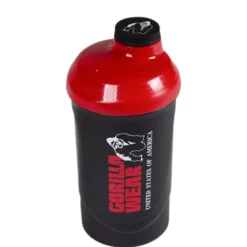 Gorilla Wear Wave Shaker 600 ml, Black/Red