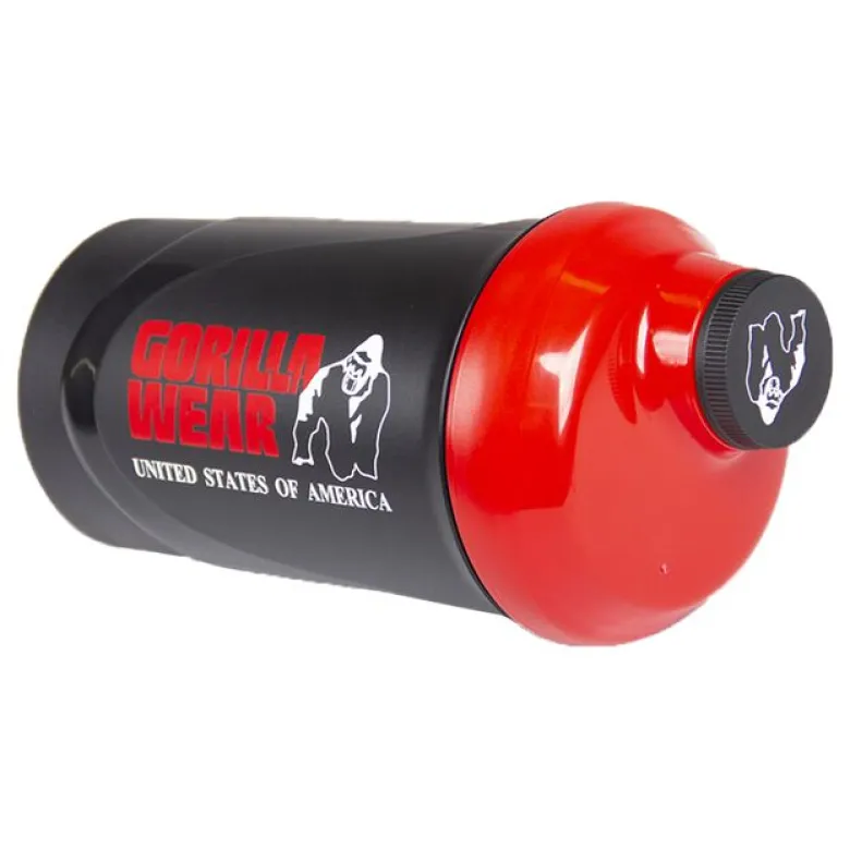 Gorilla Wear Wave Shaker 600 ml, Black/Red