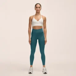 Graphic High Waist Tights Ocean Teel