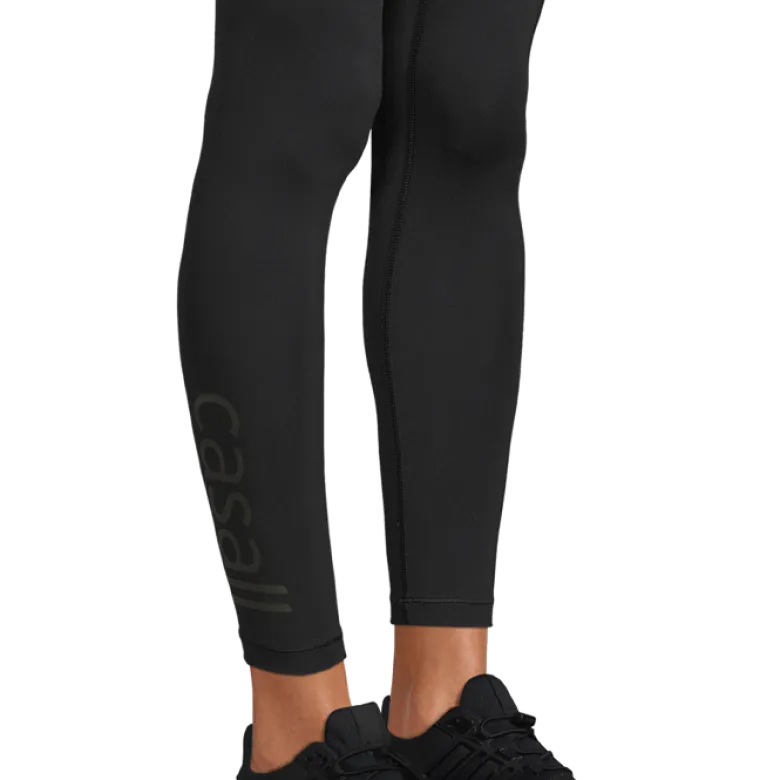 Graphic Sport Tights, Black