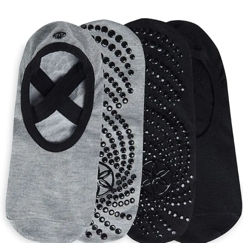 Grippy Yogastrumpor 2-pack