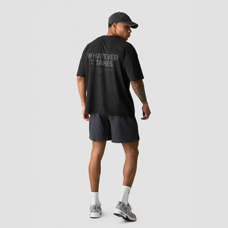 Grit T-Shirt Print, Black
