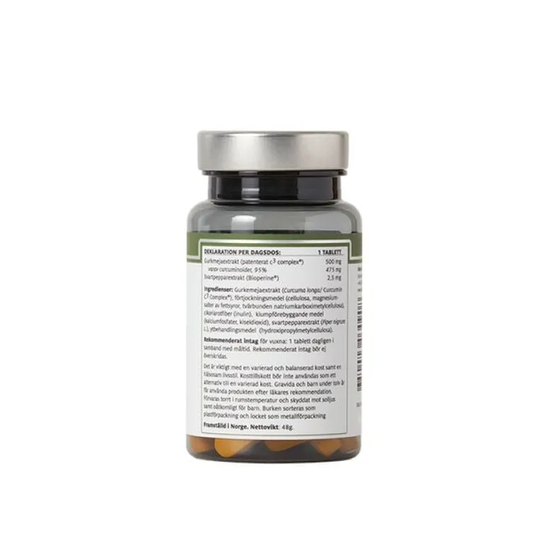 Gurkmeja 500 mg 60 tabletter