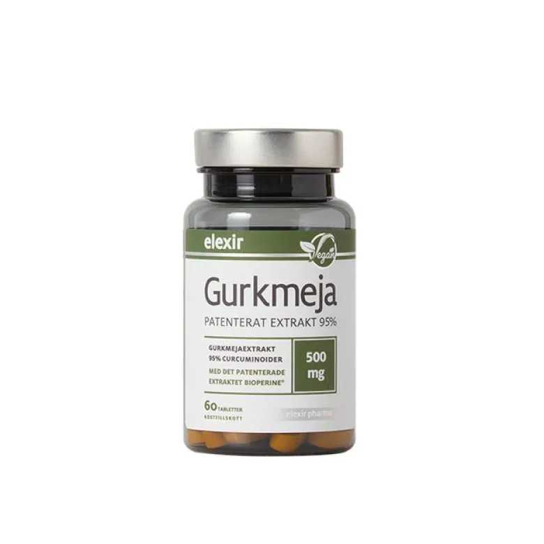Gurkmeja 500 mg 60 tabletter