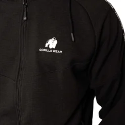 Harvey Hooded Track Jacket, black