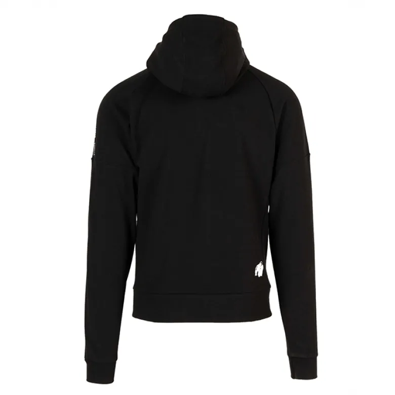 Harvey Hooded Track Jacket, black