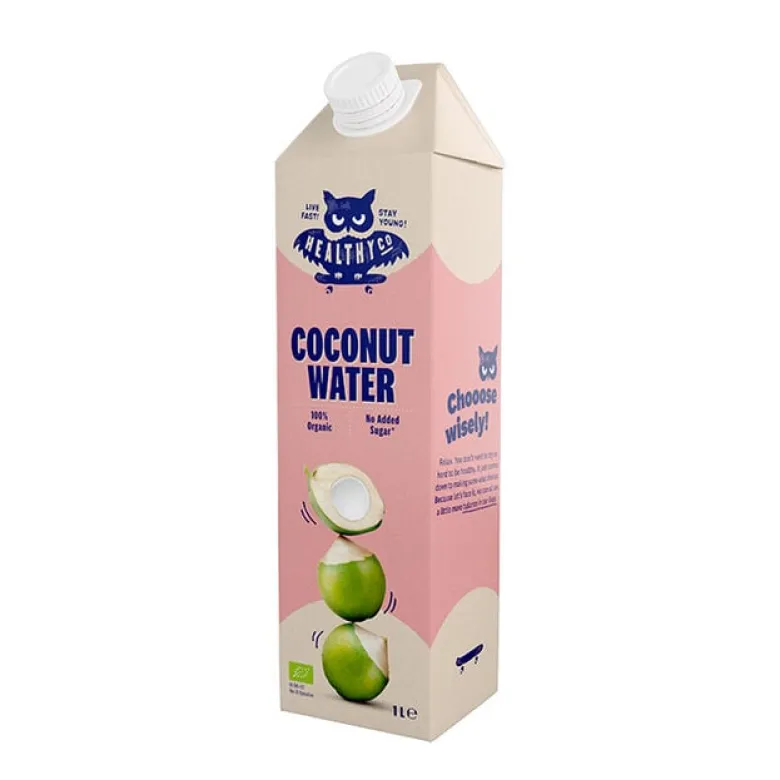 HealthyCo Ekologiskt Kokosvatten, 1 L