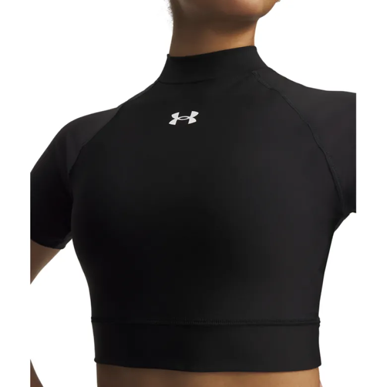 Heatgear Crop Mock SS, Black