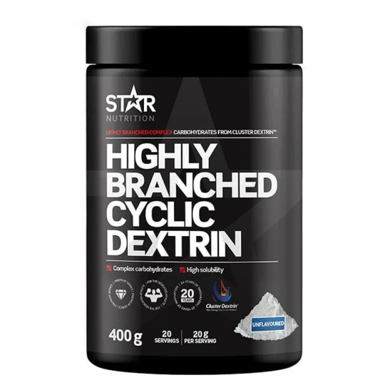 Highly Branched Cyclic Dextrin Maltodextrin Utan Smaksättning 400 g
