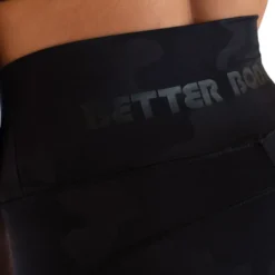 High waist leggings, Black/Camo