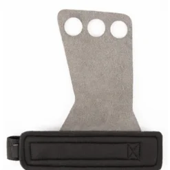 3-Hole Carbon Lifting Grips, Black