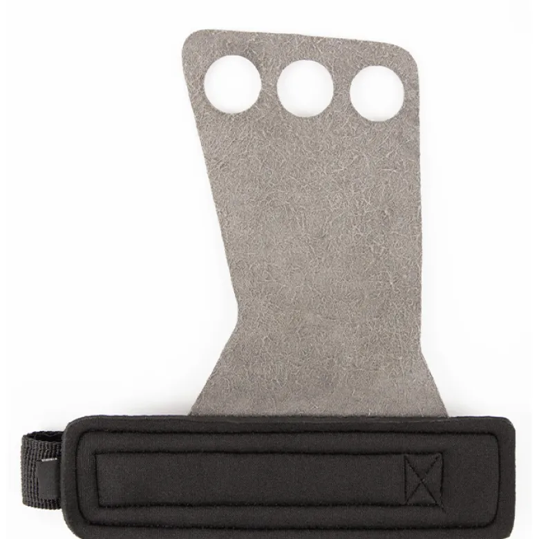 3-Hole Carbon Lifting Grips, Black