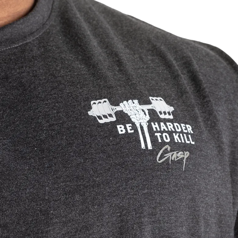 HTK Iron Tee, Dark Grey Melange