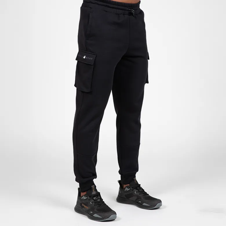 Hudson Cargo Sweatpants, Black