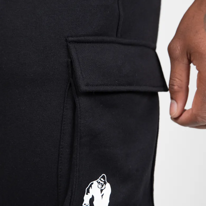 Hudson Cargo Sweatpants, Black