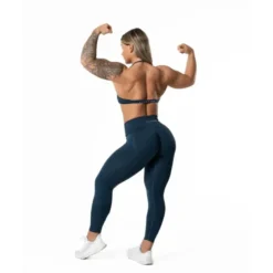 Hybrid Seamless Tights, Dark Navy