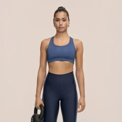 Iconic Sports Bra, Blue Shadow