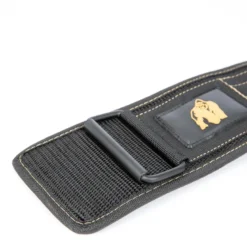 4 Inch Nylon Belt, black/gold